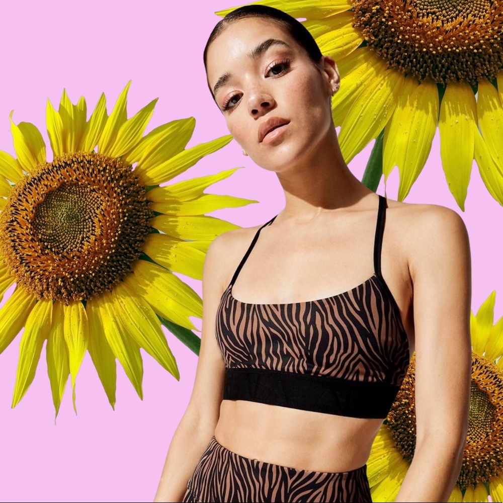 ALALA tiger print savannah Sports Bra